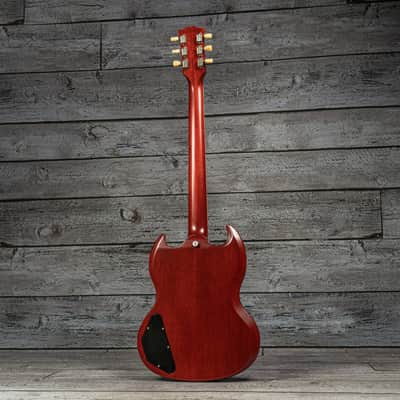 Gibson SG Standard '61 Maestro Vibrola Faded - Vintage Cherry Satin image 5
