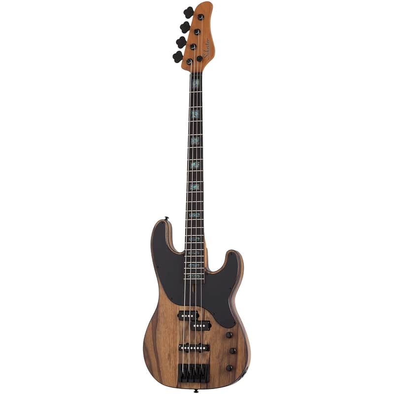 Schecter Model-T 4 Exotic Black Limba image 1