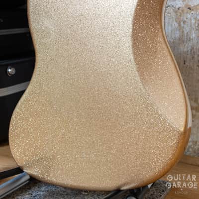 Fender USA Strat neck on a Custom Jazzmaster Thinline offset body Champagne Sparkle Fender USA pickups 4-way wiring Gotoh bridge - unique! image 13