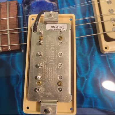 BC Rich Bich 10 Quilt Trans Candy Blue Mint Custom Shop image 9