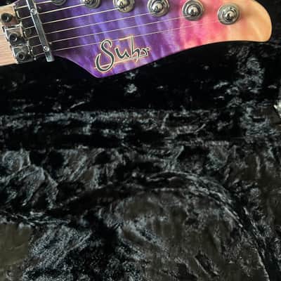 Suhr NAMM Piece Modern Carve Top Stunning Purple Gradient image 12