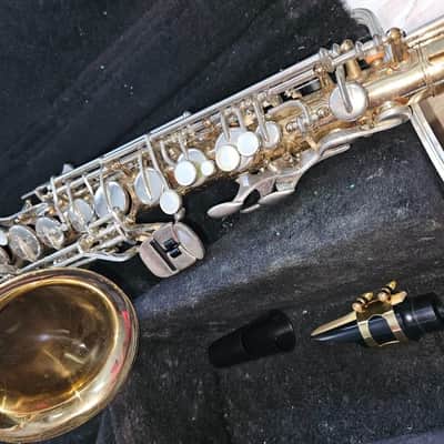 Selmer Bundy-II Alto Saxophone Brass, USA, Good Condition, w/ case/neck/MP image 7