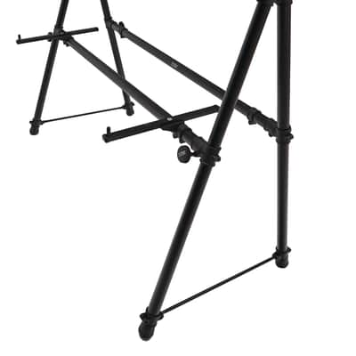 On-Stage KS7903 Foldable Three-Tier A-Frame Keyboard Stand+AKG Headphones image 6