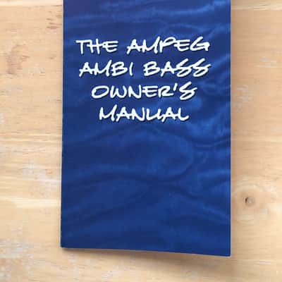 Ampeg Hang Tag Unknown  - Blue image 1