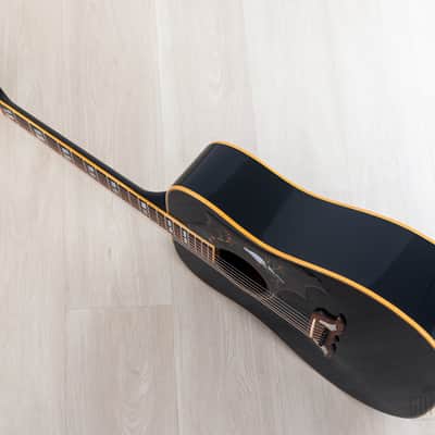 1984 Gibson Dove Vintage Dreadnought Acoustic Guitar Ebony w/ Case image 14