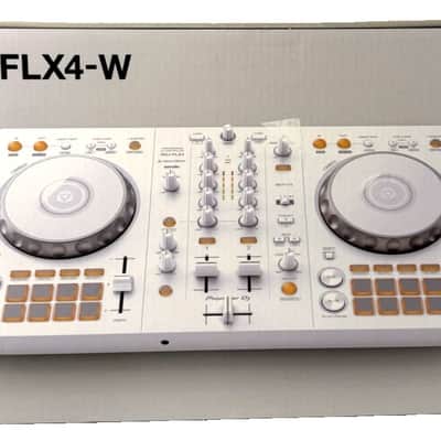 Pioneer DJ DDJ-FLX4-W 2-deck DJ Controller White / Authorized Pioneer DJ Dealer image 1