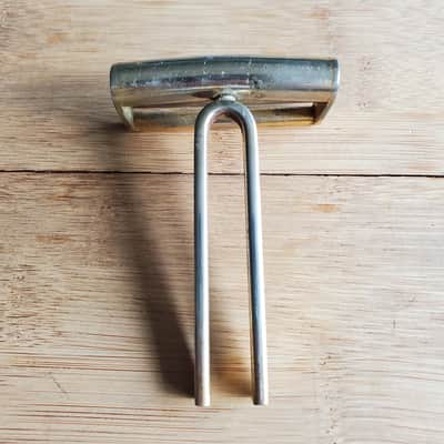 1960s Gretsch Viking Tuning Fork Bridge - Gold image 6