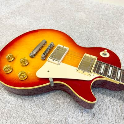 Epiphone Les Paul Standard Made in Japan Open Book Headstock (Japanese Domestic) 1998 - Cherry Burst image 3
