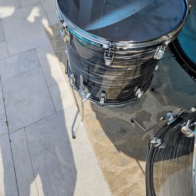 Ludwig LF866 Classic Maple 16x16" Floor Tom 1998 - 2015 - Black Oyster Pearl image 2