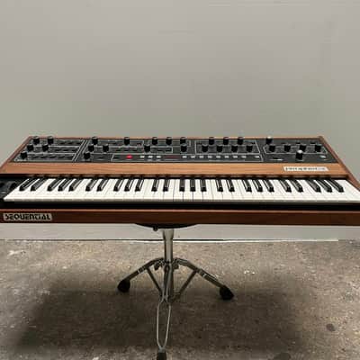 Sequential Prophet-5 61-Key 5-Voice Polyphonic Synthesizer 2020 - Present - Black with Wood Sides image 1