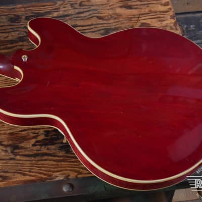Gibson ES-355TDC w/ Lyre Vibrola 1967 - Cherry image 9
