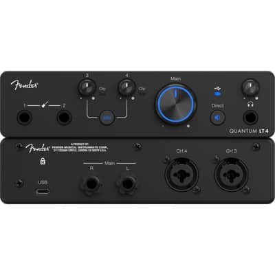 Fender Quantum LT4 Audio Interface - Black image 3