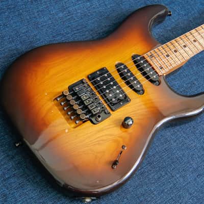 Music Works Super Strat - Jim Foote late 80-s Sunburst image 1