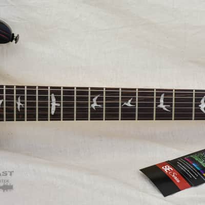 PRS SE Swamp Ash CE 24 Sandblasted Limited Edition - Red (s/n: 4143) image 5