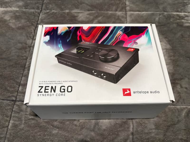 Antelope Audio Zen Go Synergy Core USB Type-C Audio Interface 2021 - Present - Black image 1