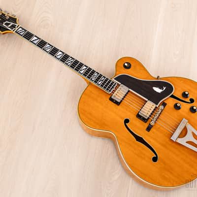 1969 Gibson Super 400 CES Vintage Archtop Electric Guitar Natural w/ T Tops & 1950s Lifton Case image 14
