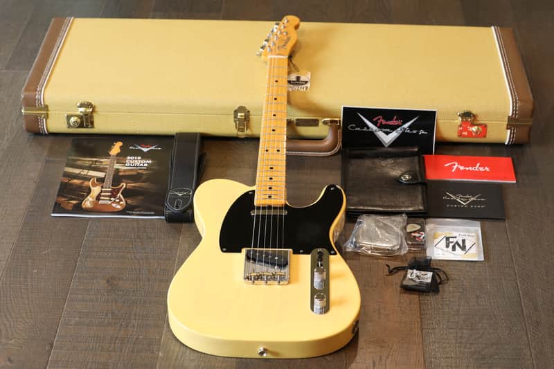 MINTY! 2018 Fender Custom Shop 1951 Nocaster Reissue NOS Electric Guitar Faded Nocaster Blonde + COA OHSC image 1
