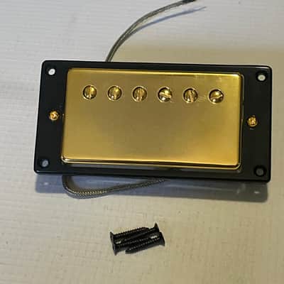 2024 USA Gibson Gold Custombucker Neck Position Humbucker Guitar Pickup w/ Ring