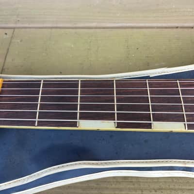 Vintage 1960's Silvertone (Teisco) 1487 Built-In Amplifier Electric Guitar w/ Original Gig Bag! image 7