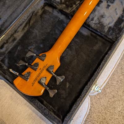 Spector NS2000/5 Neck-Through 5-String | Amber Quilt | EMG BQC Preamp | Spector Case image 13