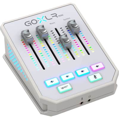 TC-Helicon GoXLR Mini USB Streaming Mixer and Audio Interface (White) image 4