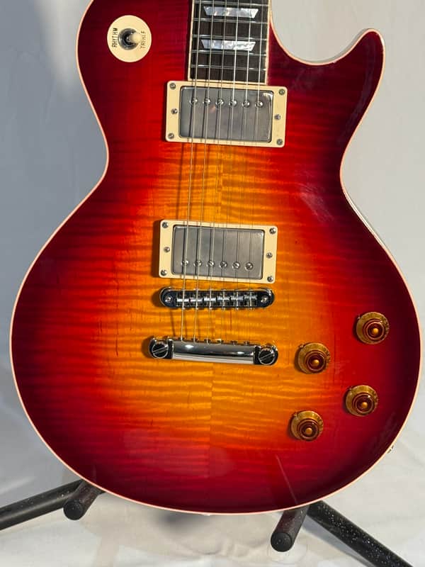 custom built Les Paul style guitar LP 2025 - red sunburst nitro image 1