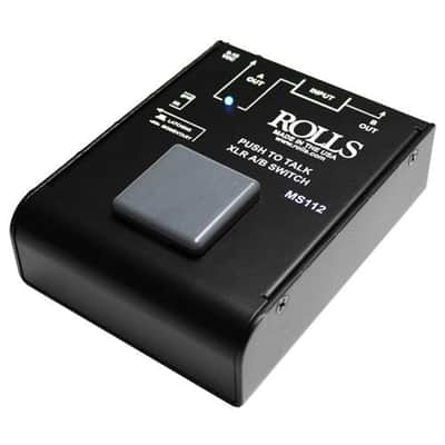 Rolls MS112 Push to Talk XLR A-B Switch image 1