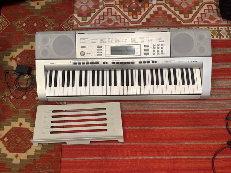 Casio CTK-4000 Early 2000s - Silver image 1