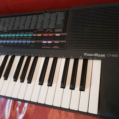 Vintage Casiotone ToneBank Keyboard CT-650 61-Key Casio 465 Sound Tone Bank MIDI image 3