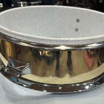 Arbiter 5 1/2" X 14" Snare Drum (733A-2256) 90's - BOW - Brass Over Wood image 5