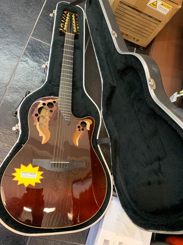 Ovation Adamas 1898 12-String Acoustic/Electric Guitar, Case image 1