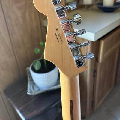 Fender Standard Stratocaster Black Solid Body Electric Guitar 2017 - Gloss Polyester image 8