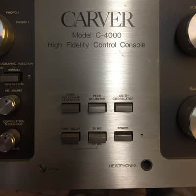 Carver C-4000 High Fidelity Control Console Preamp image 5