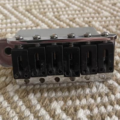 Unknown Strat-Style Bridge Saddles & Tremolo Block image 1