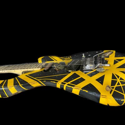EVH Striped Series Bumblebee black and yellow 2019-2020 Judah Guitars Frankenbee Bumblestein mod image 6