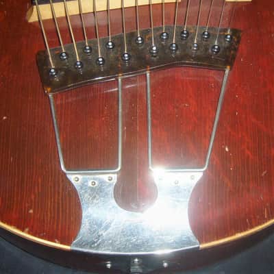 Gibson Model U Harp-Guitar 1916 Cherry Sunburst Kalamazoo, Michigan USA image 8