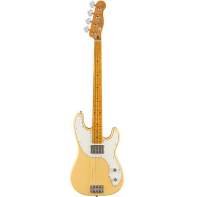 Squier Classic Vibe Telecaster Bass, Maple Fingerboard, Parchment Pickguard, Vintage White image 1