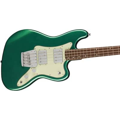 Squier Paranormal Rascal Bass HH Laurel Fingerboard Mint Pickguard - Sherwood Green image 2