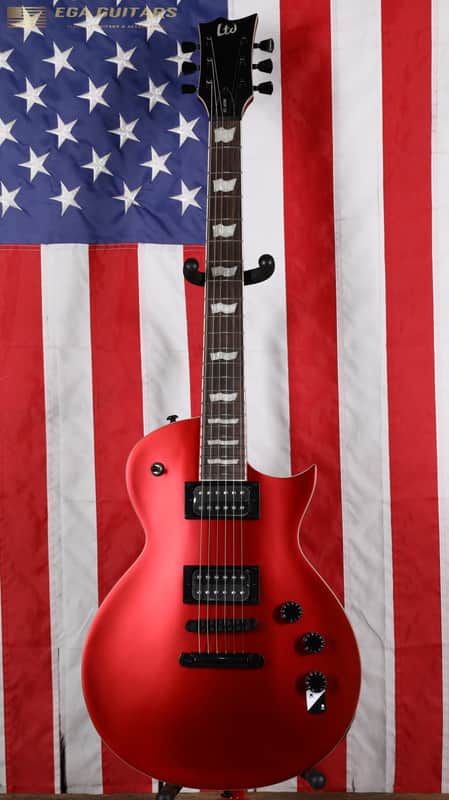 ESP LTD EC-256 - Candy Apple Red Satin image 1