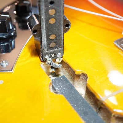 1982 Fender Japan JV Jazz Bass ’62 Vintage Reissue JB62-75 Sunburst MIJ Fujigen image 17