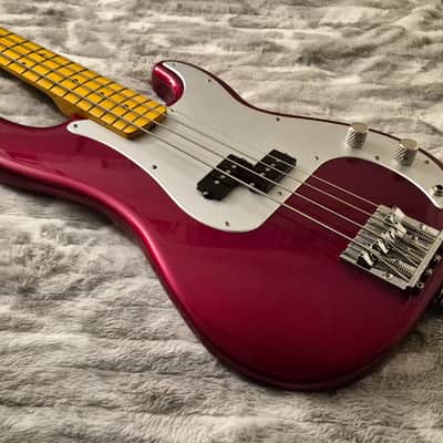 Fender PB-57 / American Special Precision Parts Bass - Candy Apple Red - Partscaster - MIJ / MIA - 4-String Bass image 3