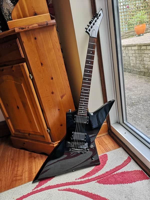 ESP Explorer Black gloss ESP EX Standard | Reverb