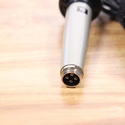 Vintage Foster MDF-618BC Dynamic Cardioid Microphone w/ Stand - 1970s - Silver image 7