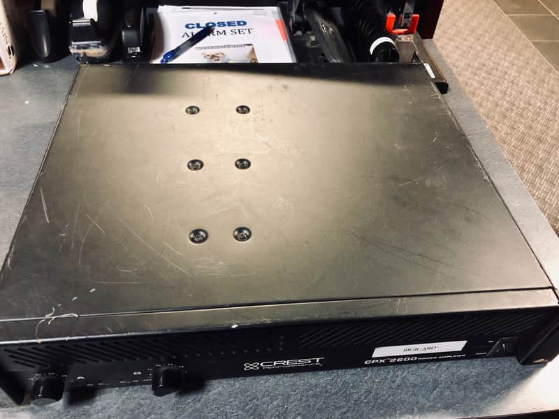 Crest Audio CPX 2600 Stereo Power Amplifier Black | Reverb