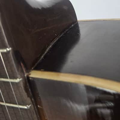 Silvertone Harmony 621 1965 - X-brace Conversion, Neck Reset, Bone Nut & Saddle, Seymour Duncan Maverick Soundhole Pickup image 7