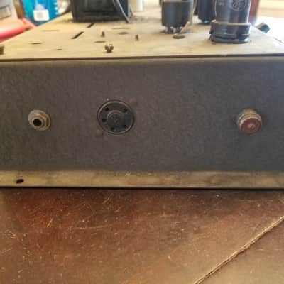 Seeberg 830-1Z Vintage Mono 2A3 Tube Amp Head Dual Tone Compensator 1930s - Wrinkled Black Paint image 10