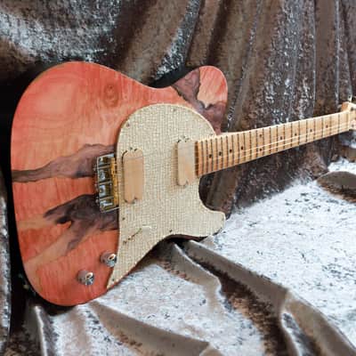 GB Liuteria Traditional Tele maple pink and purple resin image 15