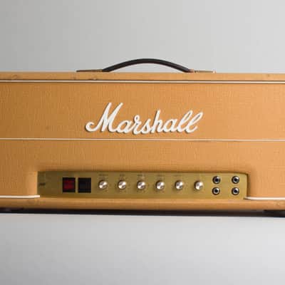 Marshall  JMP Model 1987/2187 Lead MKII 50 Watt Tube Full Stack Amplifier (1977), ser. #03535J. image 4