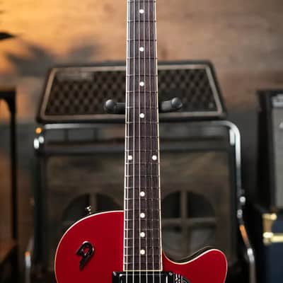 Duesenberg Starplayer TV Semi-Hollow Electric Guitar - Red Sparkle with Hardshell Case - Demo image 4