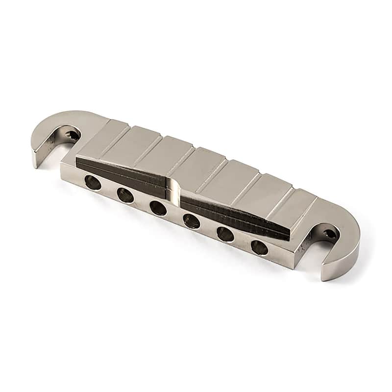 ABM 3022 PRS Style Wraparound Bridge Tailpiece (Nickel, Aluminium) image 1